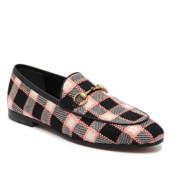 GUCCI Plaid Horsebit Jordaan Loafer